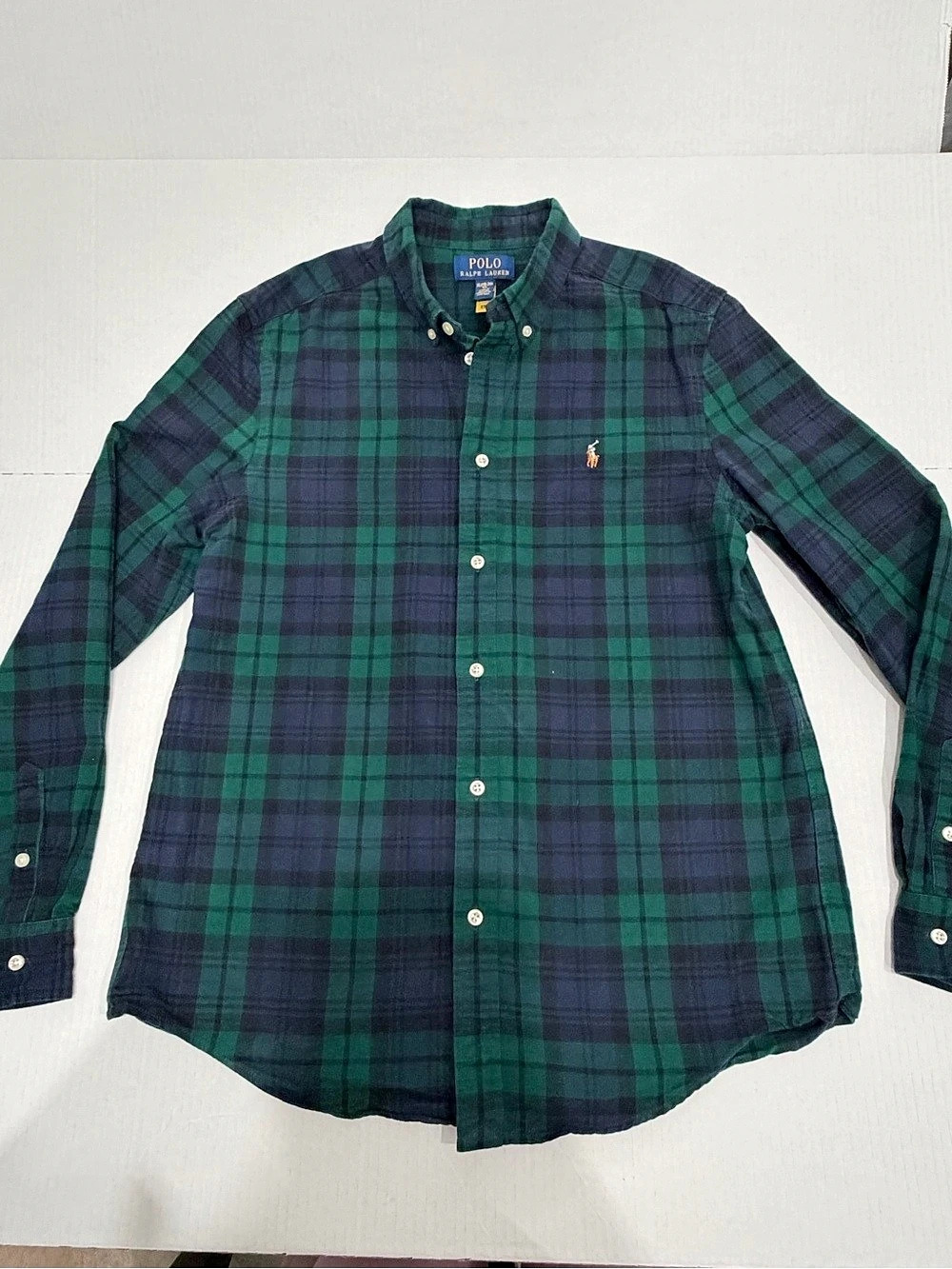 Polo Ralph Lauren Black Watch Plaid Flannel Shirt XL
